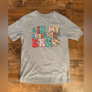 wonder nation Gray Kids Tee - 'In My Christmas Era' Colorful Graphic